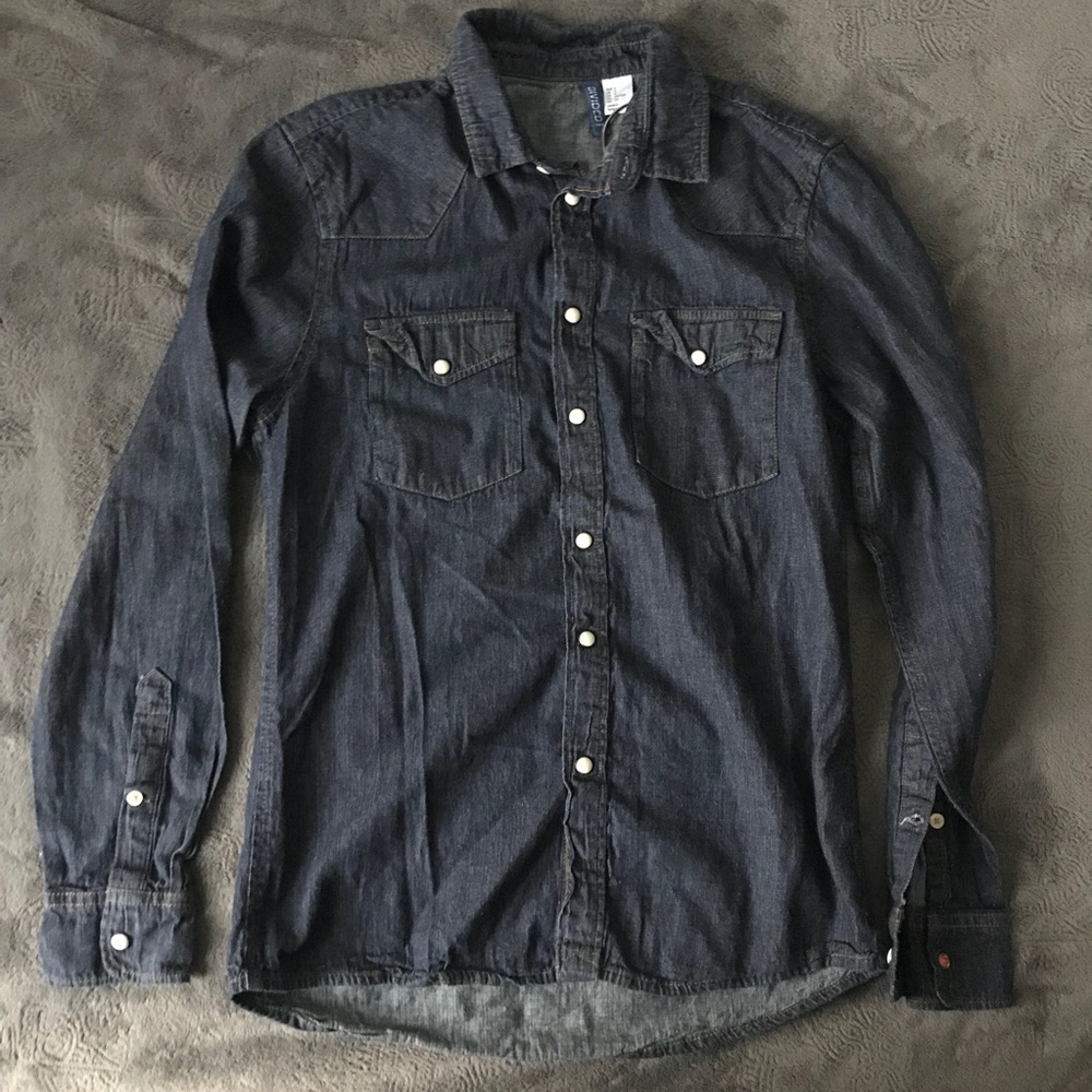 Jean shirt long sleeve